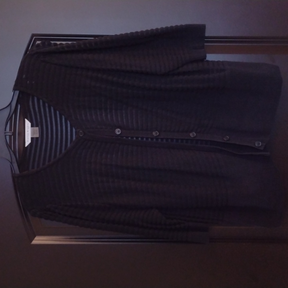 Bianca Nygard Sheer Stripe Cardigan